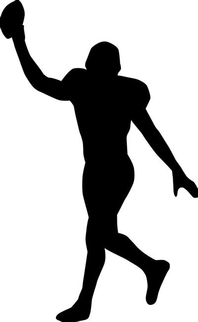 Free Silhouette Football Player, Download Free Silhouette Football ...