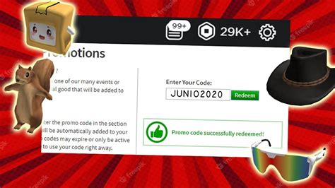 👉 Todos Los Promocodes De Roblox Gratis Junio 2023 Roblox Youtube