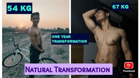 My 1 Year Natural Body Transformation Indian Bodybuilding