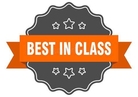 Best In Class Banner Template Best In Class Ribbon Label Stock Vector