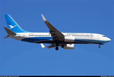 B 5535 Xiamen Airlines Boeing 737 85C WL Photo By Suparat