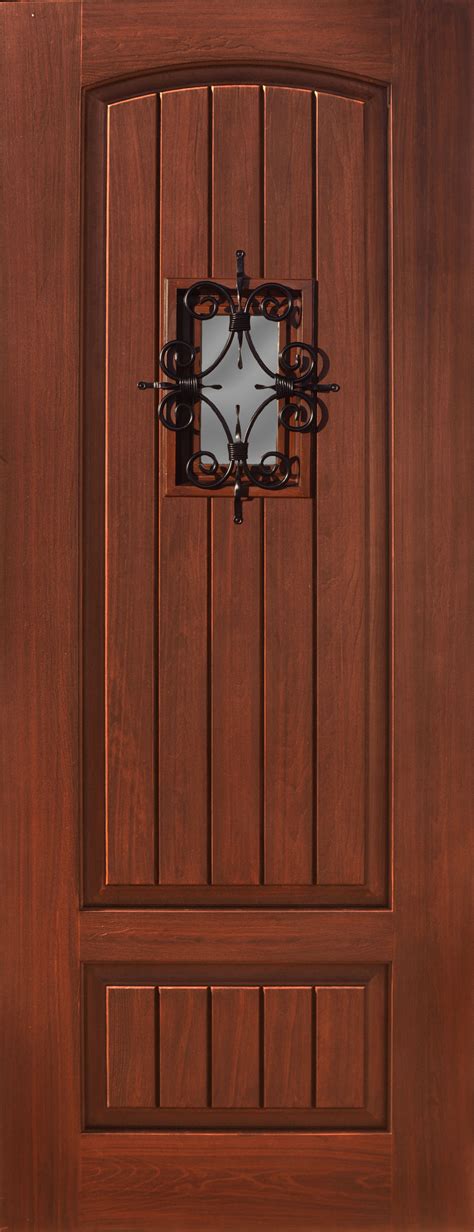 Door Groove And Fiberglass Estancia 2 Panel V Groove Florentine Door