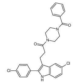 4 Benzoil 1 3 5 Cloro 2 4 Clorofenil 1H Indol 3 Il 1