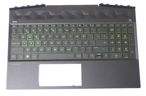 TECLADO HP GAMING 15 DK NEGRO IMPRESION VERDE ESPAÑOL RETROILUMINADO