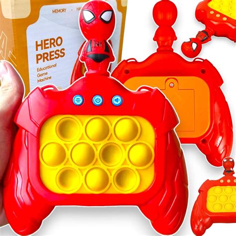 Игра электронные аркада pop it консоль push spiderman 80 уровней ...