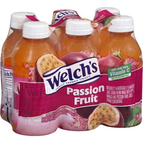 Welch S Passion Fruit Juice Drink Oz Ct Walmart Walmart