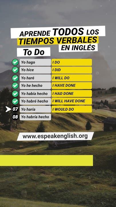 🚀 Aprende Todos Los Tiempos Verbales En InglÉs 🧠👉 Verbo To Do Parte 3 Youtube