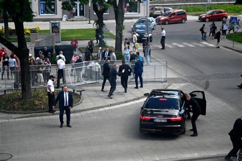 Slovakias Pm Makes First Public Appearance Since Assassination Attempt