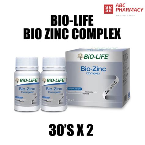 Biolife Bio Zinc 30sx2 Exp062024 Lazada