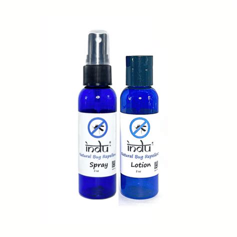 Bug Repellent Travel Set 2 Oz Sizes Indu Aromatherapy