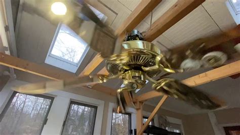 52 Craftmade Decorative Ceiling Fan W Mirror Blades First Video Taken