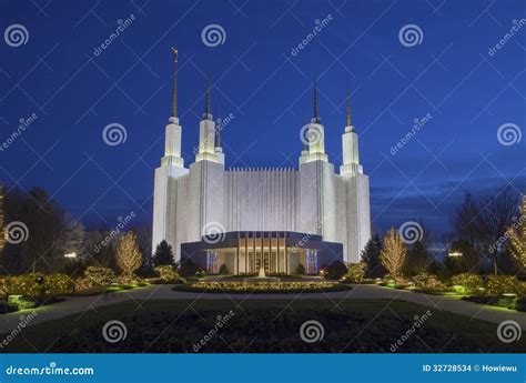 Washington DC Mormon Temple Royalty-Free Stock Photo | CartoonDealer ...