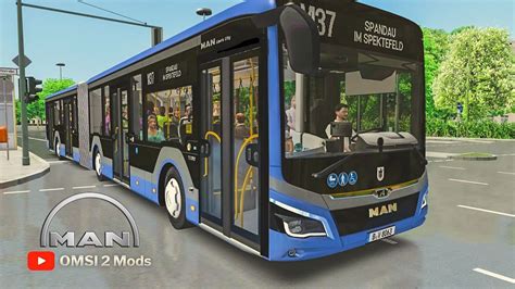 Man Gelenkbus New Lion S City M Omsi Berlin Spandau Modern