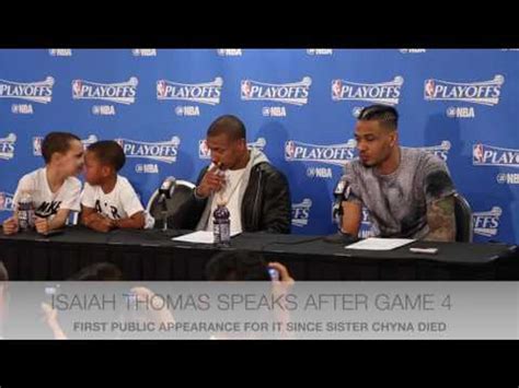 Isaiah Thomas Speaks Publicly For First Time Since Sister Chyna S Death After Celtics Beat Bulls