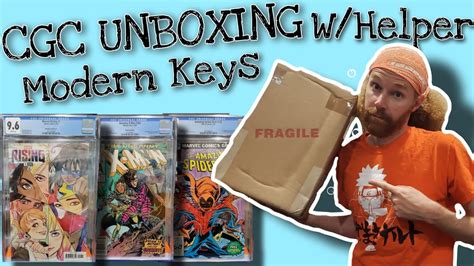 Cgc Unboxing Modern Comic Books Youtube