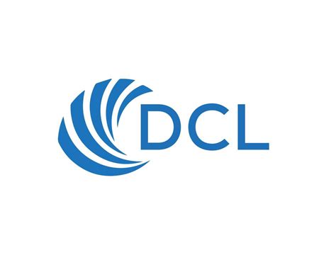 DCL letter logo design on white background. DCL creative circle letter ...