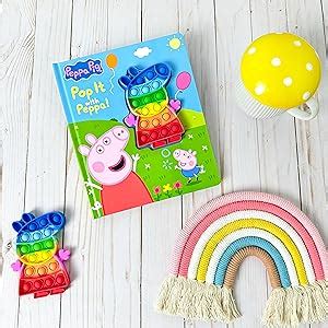 Peppa Pig Pop It With Peppa Book With Pop It Rusu Meredith