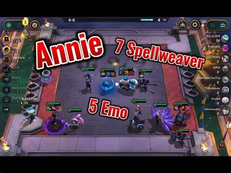 Annie Spellweaver Emo Lol Tft Teamfight Tactics Youtube