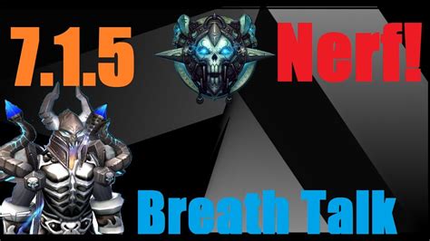 7 1 5 Frost DK Breath Spec 10 Stam Nerf 886ilvl YouTube