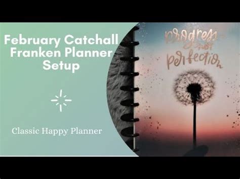 February Catchall Franken Planner Setup YouTube