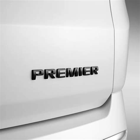 Traverse Emblems Black Nameplates Rear Lift Gate Premium