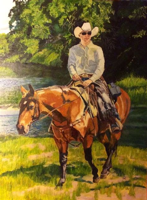 Horse And Rider Western Art Horse Rider Art