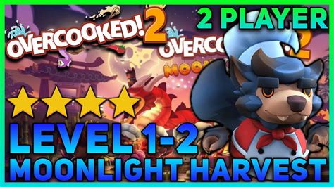 Overcooked 2 DLC Seasonal Update Moon Harvest Festival Level 1 2 4