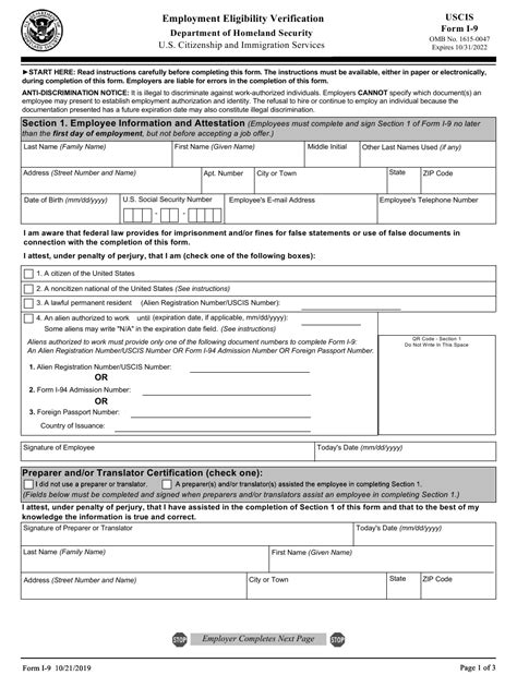 Uscis Form I I Form Printable Bc