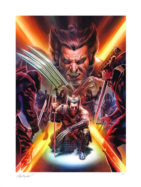 マーベルコミック Wolverine ローニン by フェリペマッサフェラ アートプリント マーベル サイドショー イメージ画像1