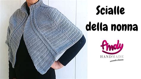 TUTORIAL Scialle Della Nonna Mantella Uncinetto Facile Tutte Le Taglie