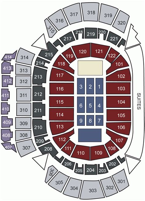 Atlanta Dream Philips Arena Seating Chart Arena Seating Chart