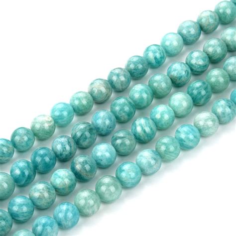 Amazon 1 Strand Adabele Natural Grade A Brazil Amazonite Healing