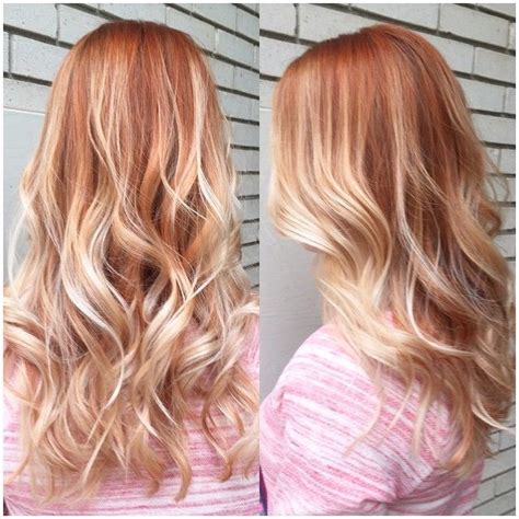 Pin by 𝓛𝓪𝓾𝓻𝓪 on H A I R Ginger hair color Ombre hair blonde