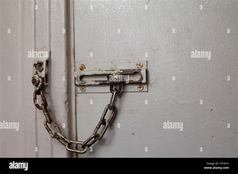 Locked Door Chain Lock Hi Res Stock Photography And Images Alamy