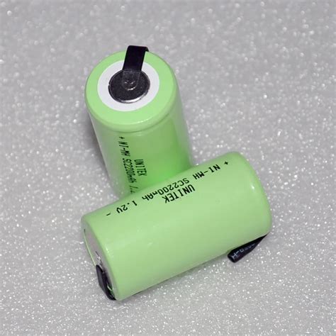 2PCS Sub C SC 1 2V Rechargeable Battery 2200mah Ni Mh Nimh Cell With