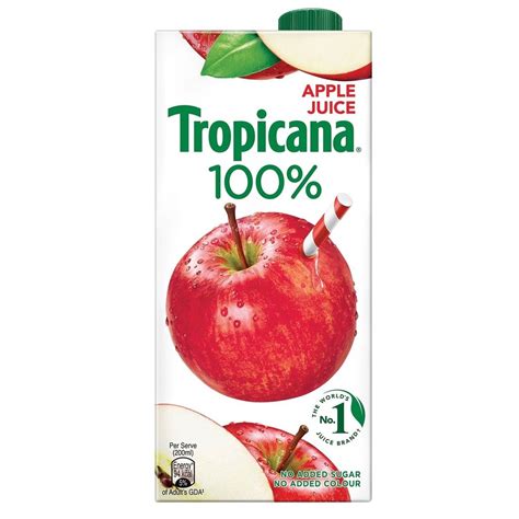 L Tropicana Apple Juice Packaging Type Tetra Pack At Rs Bottle