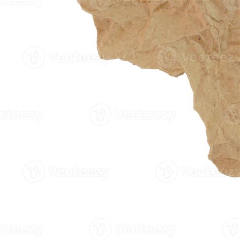 Decor Ripped Crumpled Brown Paper 25351717 PNG