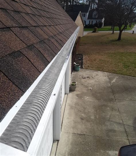 We Fit Our Gutter Guards Over Your Existing Gutters House Exterior Columbus By Gutter