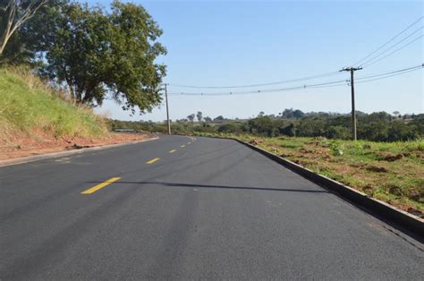 Asfalto Chega A Importante Trecho Da Avenida Marginal Luiz Brambatti