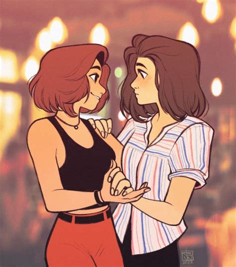 Lesbian Art Cute Lesbian Couples Lesbian Love Gay Art Queer Art Couple Drawings Couple Art