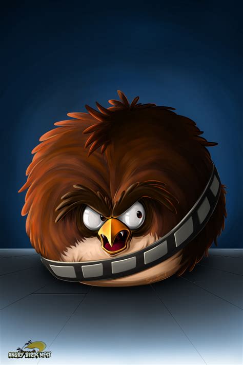 Angry Birds Star Wars Chewbacca iPhone Wallpaper | AngryBirdsNest