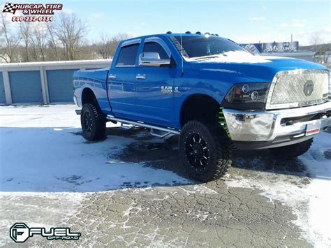 Dodge Ram 2500 Fuel Krank D517 Wheels Matte Black And Milled