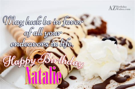 Happy Birthday Natalie - AZBirthdayWishes.com