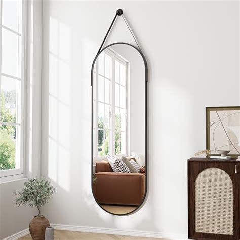 Amazon TheiaMo Oval Full Length Mirror 65 22 Wall Mounted