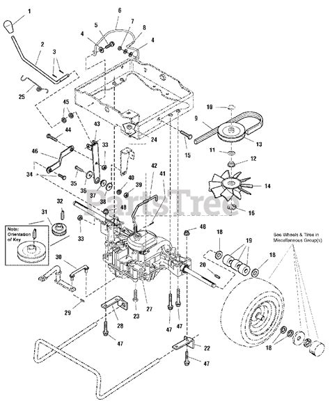 Simplicity 1693914 Simplicity Regent 38 Lawn Tractor 15hp Transmission Group Hydro Parts