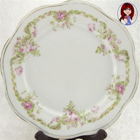 MIGNON Z S CO BAVARIA 9 1 2 Pink Rose Dinner Plate Excellent