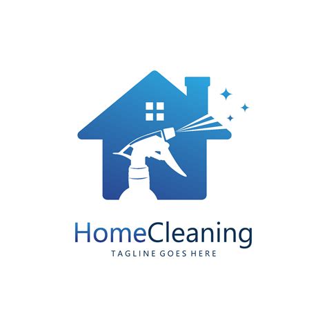 House Cleaning Logo Template Vector Illustration 24245911 Vector Art at ...