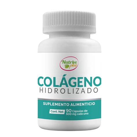 Colágeno Hidrolizado Cápsulas 500 Mg Nutrive Plus