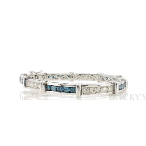 Blue Diamond Bracelet with 7.80 Carats