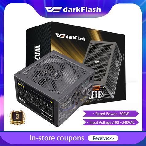 Darkflash Wa W W Power Supply Psu Pfc Silent Fan Atx Pin V